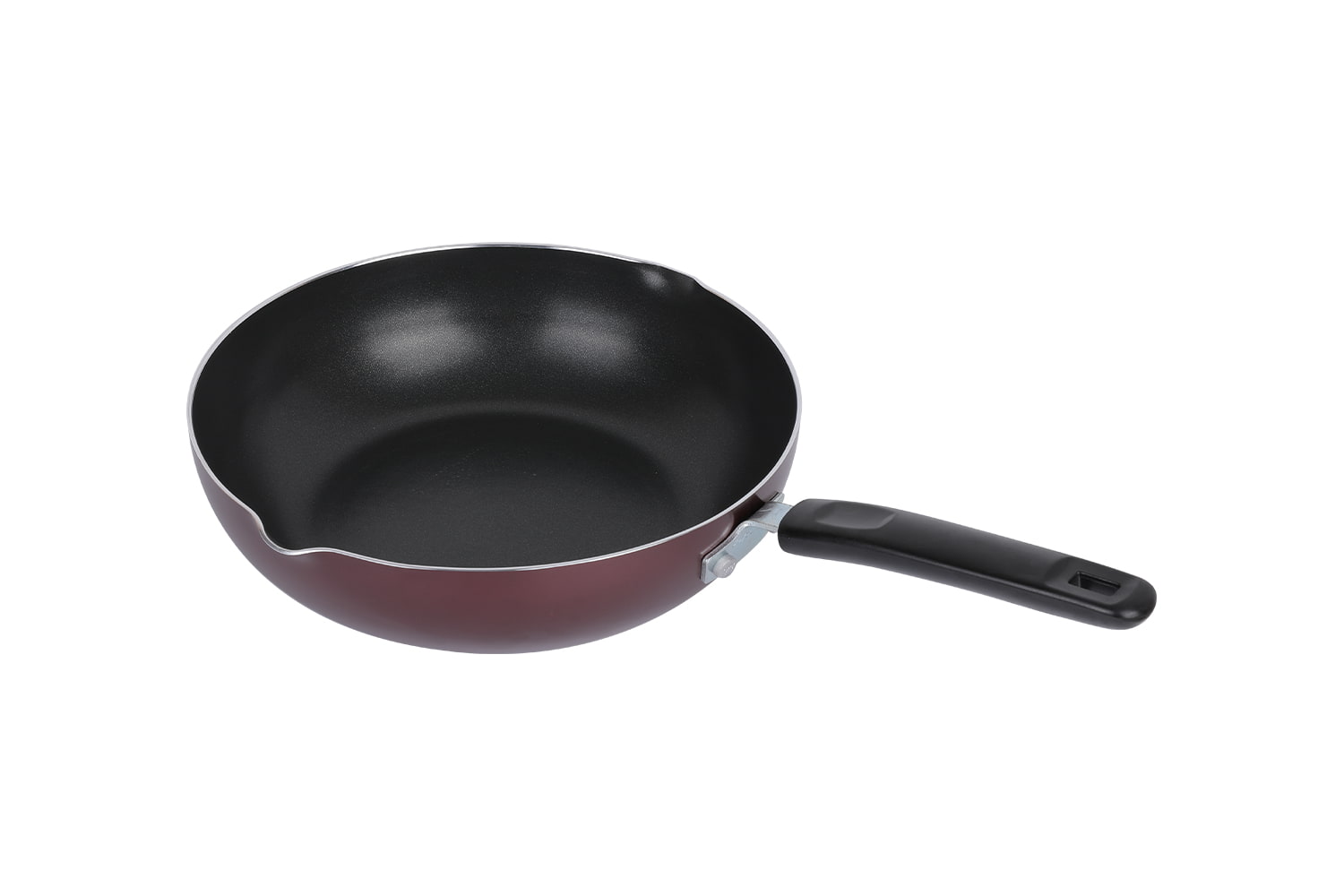 CLB2821D Wok-Le clúdach gloine 28 wok, Flaming Wok, wok neamh-bata