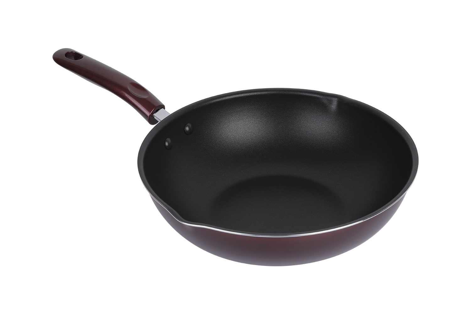 CLB3031D Wok-Le clúdach gloine 30 wok, Flaming Wok, wok neamh-bata